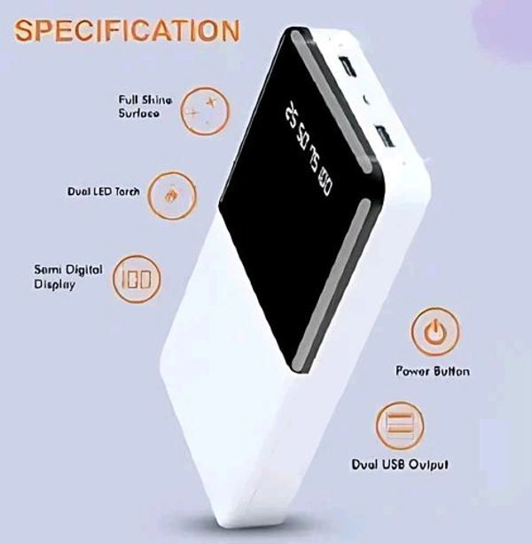 Ovista PRB046 20000mAH Power Bank With 1 Year Warranty