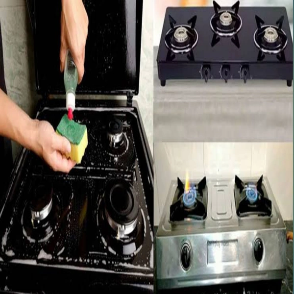 गैस चूल्हा की सफाई गैस Stove Cleaning 🛡️ Verified Kaam Dhandha 