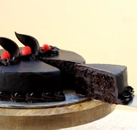Chocolate Truffle Cake - Half Kg, Eggless