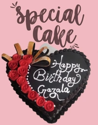 Heart Shape Chocolate Truffle Cake - Half Kg, Eggless