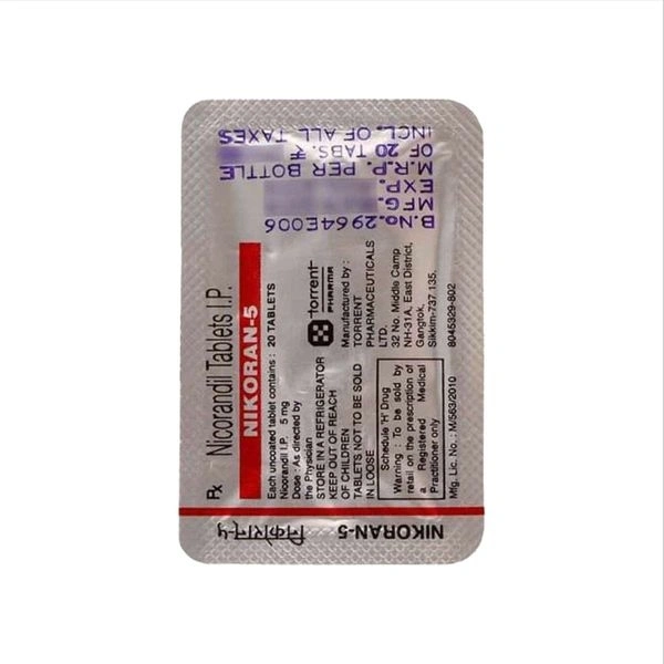 NIKORAN  5MG - Nicorandil