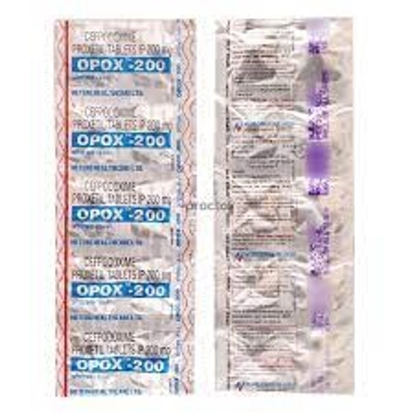 OPOX 200MG - 10TAB, Cefpodoxime 200, REQUIRED