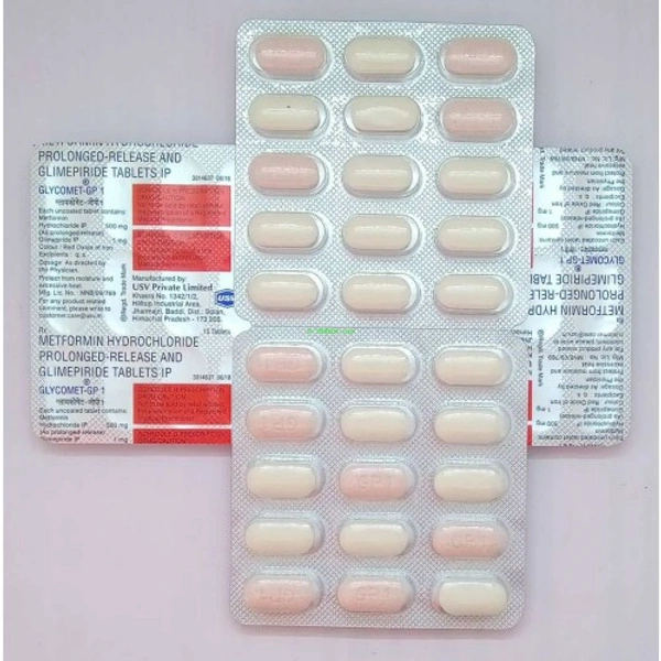 GLYCOMET GP 1MG - 15TAB