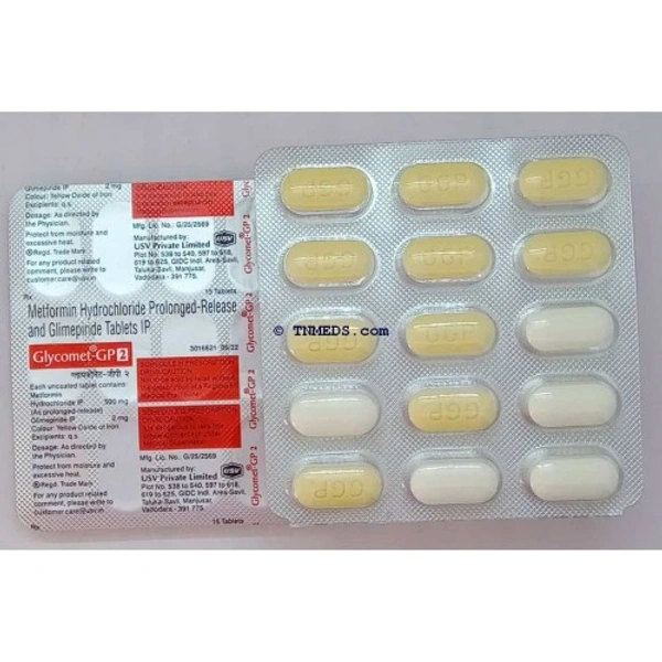 GLYCOMET GP 2MG - 10TAB