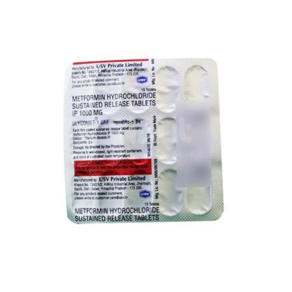 GLYCOMET 1GM* - 15TAB