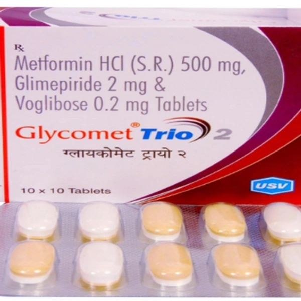 GLYCOMET TRIO 2 - 10TAB