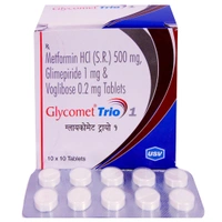 GLYCOMET TRIO 1 - 10TAB