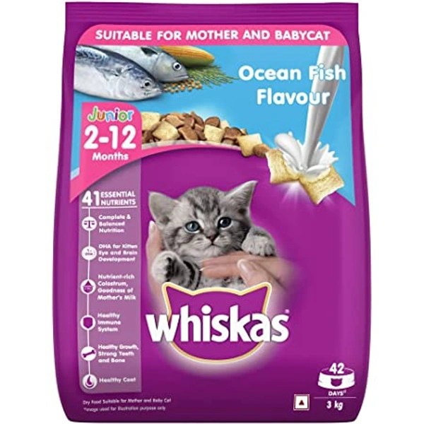 WHISKAS JNR OCEAN FISH FL - 3kg
