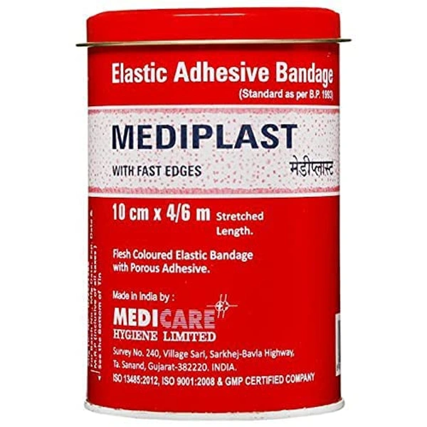 MEDIPLAST ELASTIC ADH BAN - 8CMX4/6