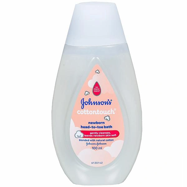 JOHNSONS COTTON TOUCH HEAD TOE BATH - 100ML