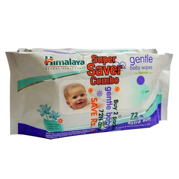 HIMA.BABY WIPES COMBO - 2×72PCS