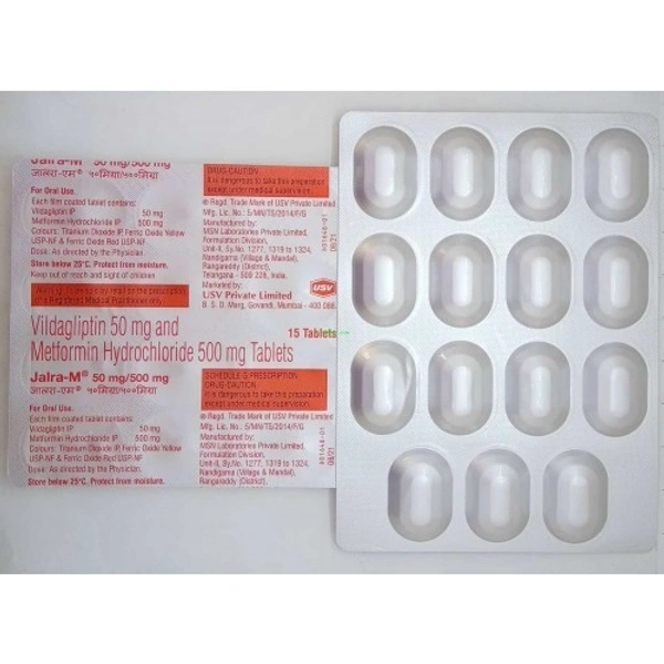 JALRA M 50/500MG