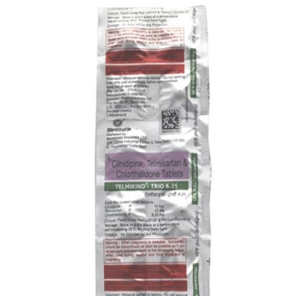 TELMIKIND TRIO 6.25MG - 10TAB