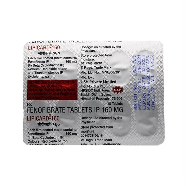 LIPICARD 160MG