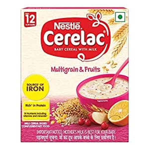 CERELAC ST4 M/GRAIN FRUIT - 375GM