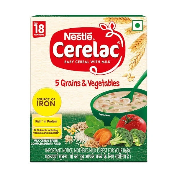 CERELAC ST5 GRAINS & VEGE - 300GM