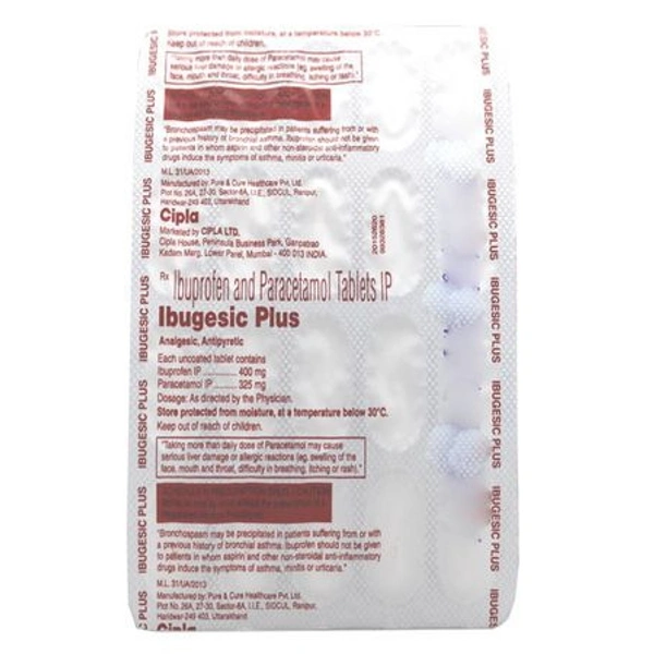 IBUGESIC PLUS TAB - 20TAB