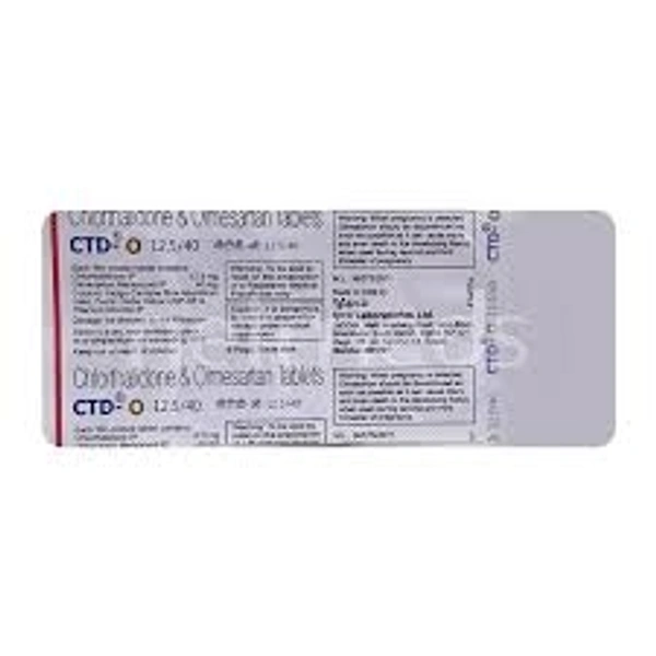 CTD O 12.5/40MG