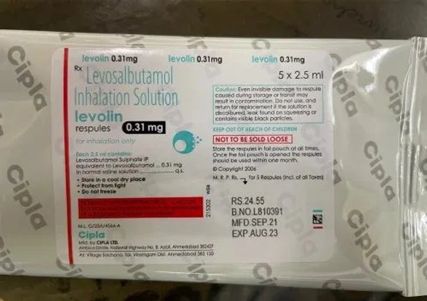 LEVOLIN 0.31 RESPULES - 3ML