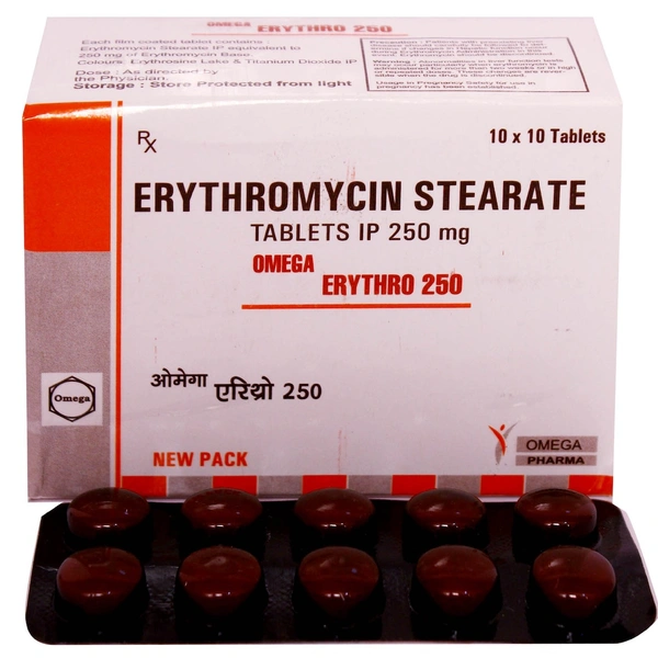 ERYTHRO 250MG - 10TAB