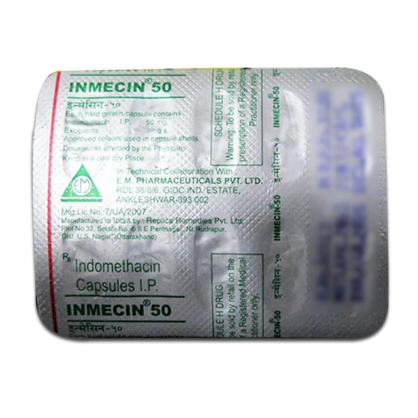 INMECIN 50MG CAP - 10CAP