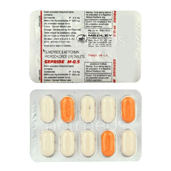 GEPRIDE M 0.5MG - 10TAB