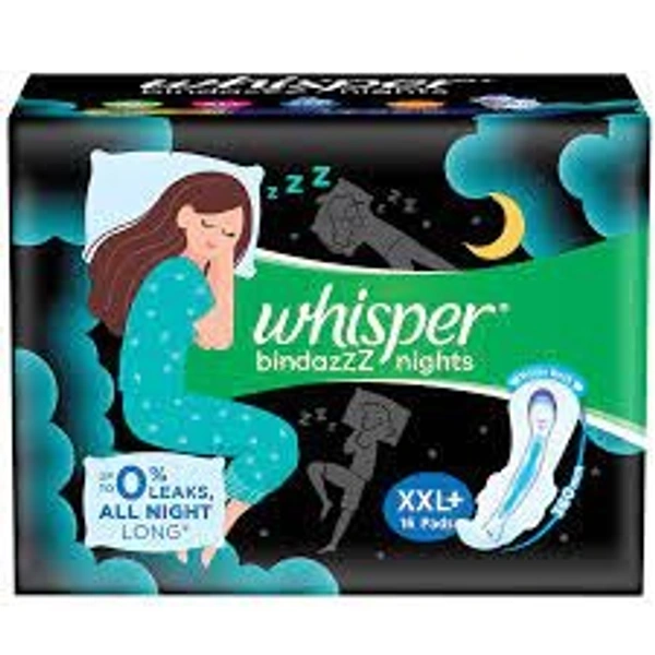 WHISPER BINDAZ NIGHT XXL+ - 6pcs