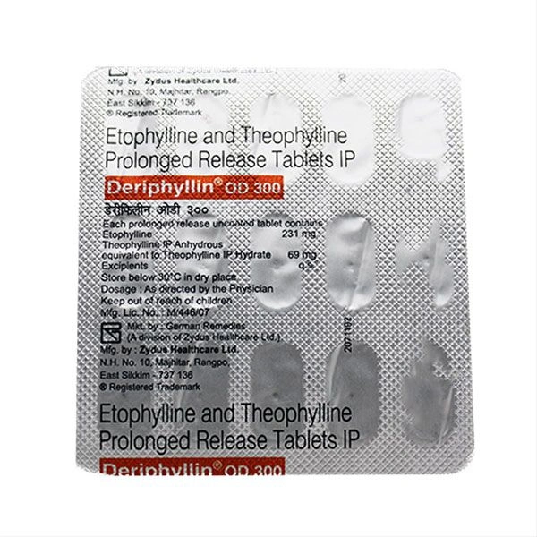 DERIPHYLLIN OD 300 TAB - 15TAB