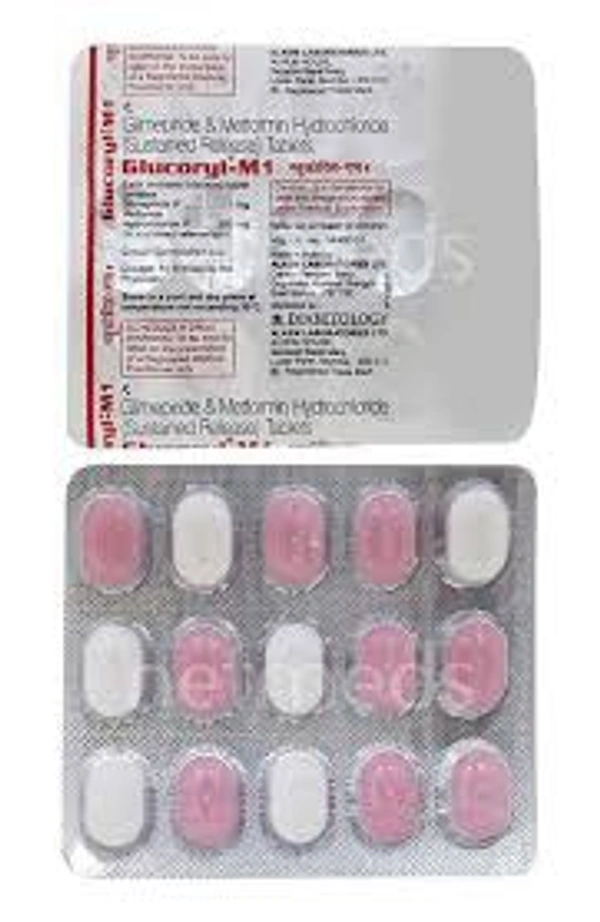 GLUCORYL-M 1MG - 15TAB