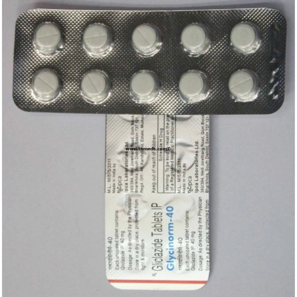 GLYCINORM  40MG - 10TAB