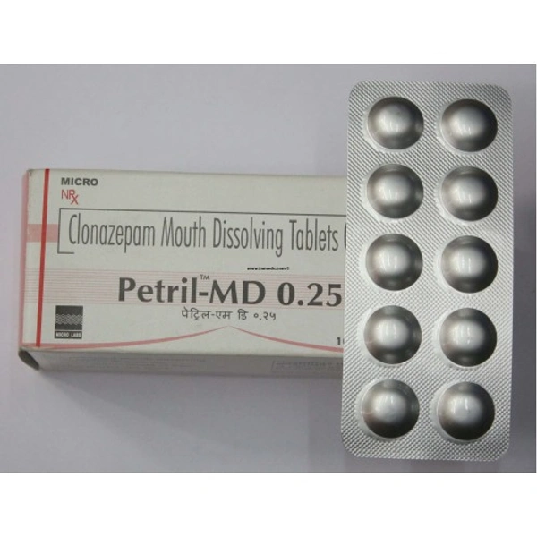 PETRIL MD 0.25MG - 10TAB