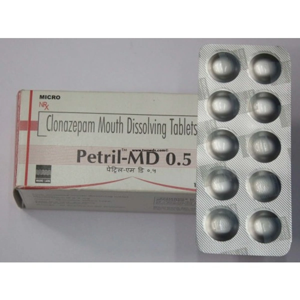 PETRIL MD 0.5MG - 10TAB