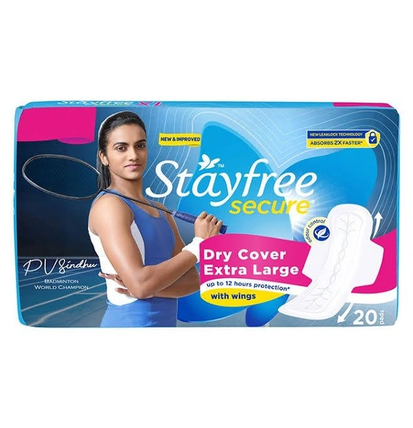 STAYFREE SECURE EXTRA LAR - 40PADS