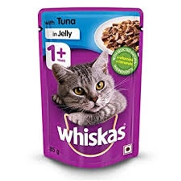 WHISKAS TUNA 1YEARS ADLUT - 85GM