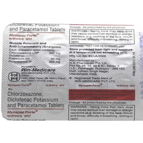 MYOSPAZ FORTE - 10TAB