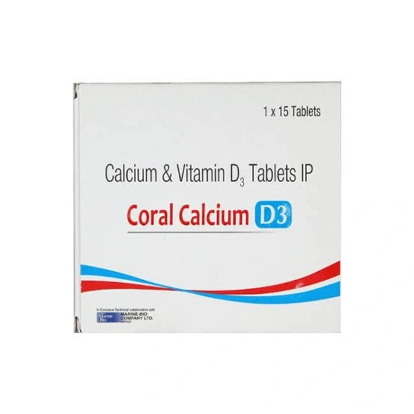 CORAL CALCIUM D3 - 15TAB