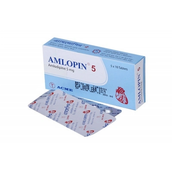 AMLOPIN 5MG - 10TAB