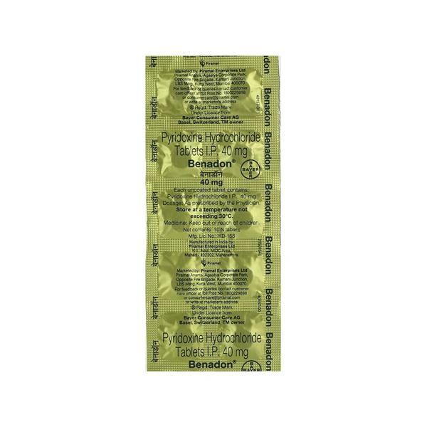 BENADON 40MG - 10TAB