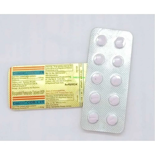 CONCOR COR 1.25 MG - 10TAB