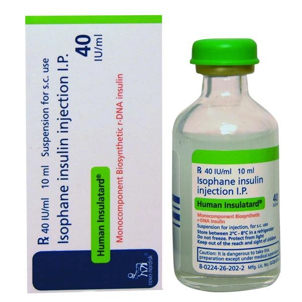 HUMAN INSULATARD 40IU INJ - 10ML