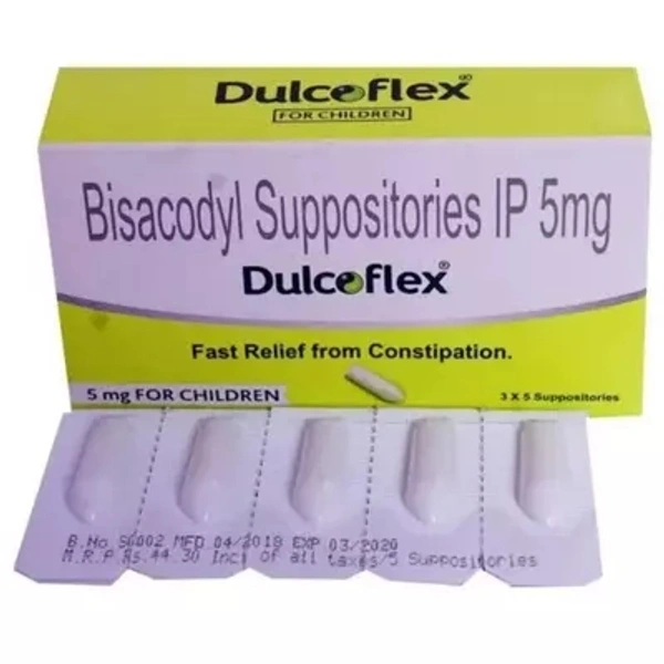 DULCOFLEX SUPP-CHILDREN - 5PC