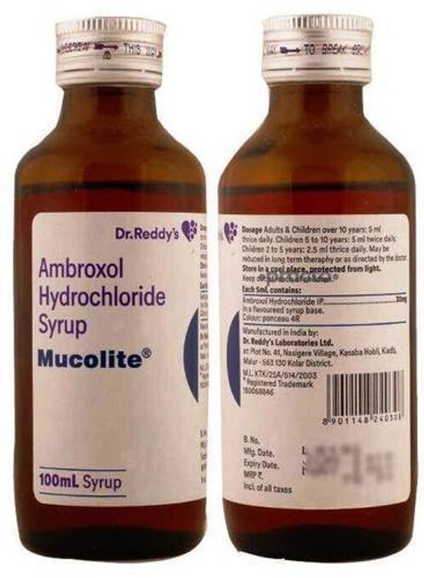 MUCOLITE SYRUP - 100ML