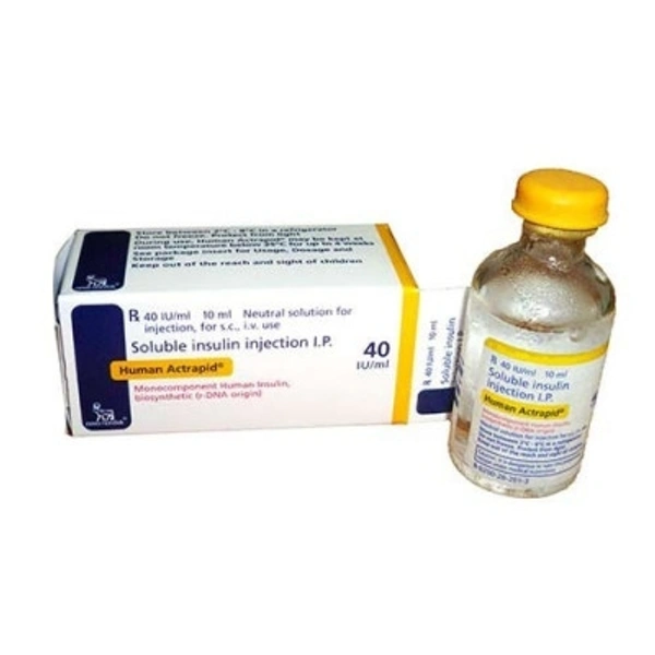 HUMAN ACTRAPID INJ 40IU - 10ML