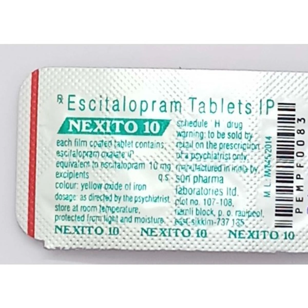NEXITO 10MG* - 10TAB