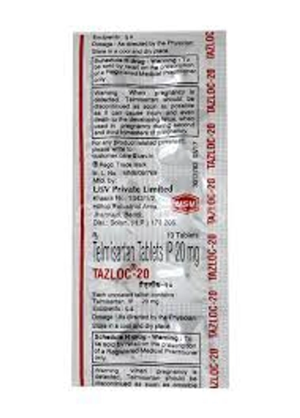 TAZLOC 20MG - 10TAB