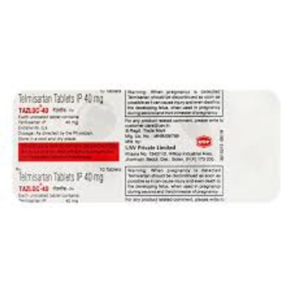 TAZLOC 40MG - 10TAB