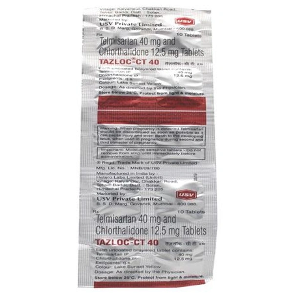 TAZLOC CT 40MG - 10TAB