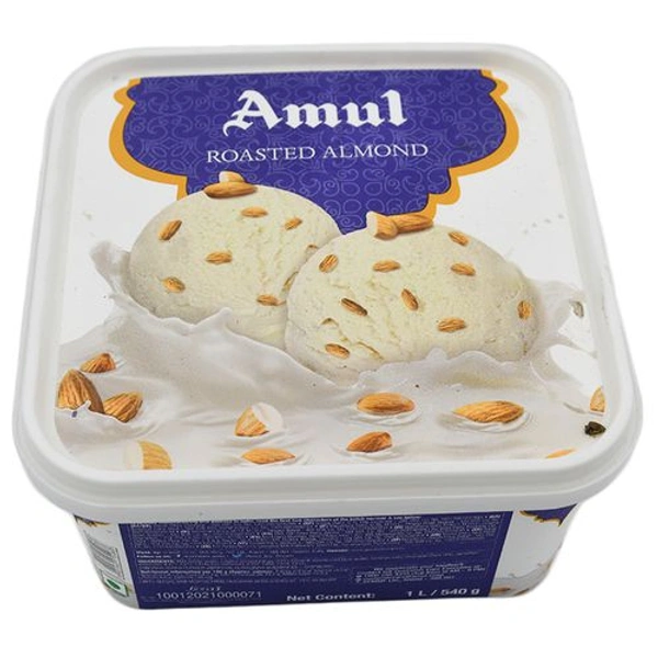 AMUL ROASTED ALMOND TUB - 1LTR
