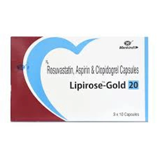 LIPIROSE GOLD 20MG - 10CAP