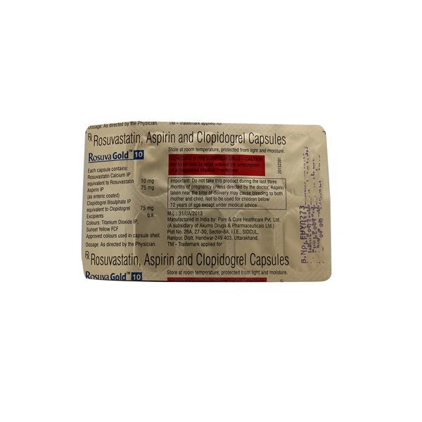 ROSUVA GOLD 10MG - 10CAP